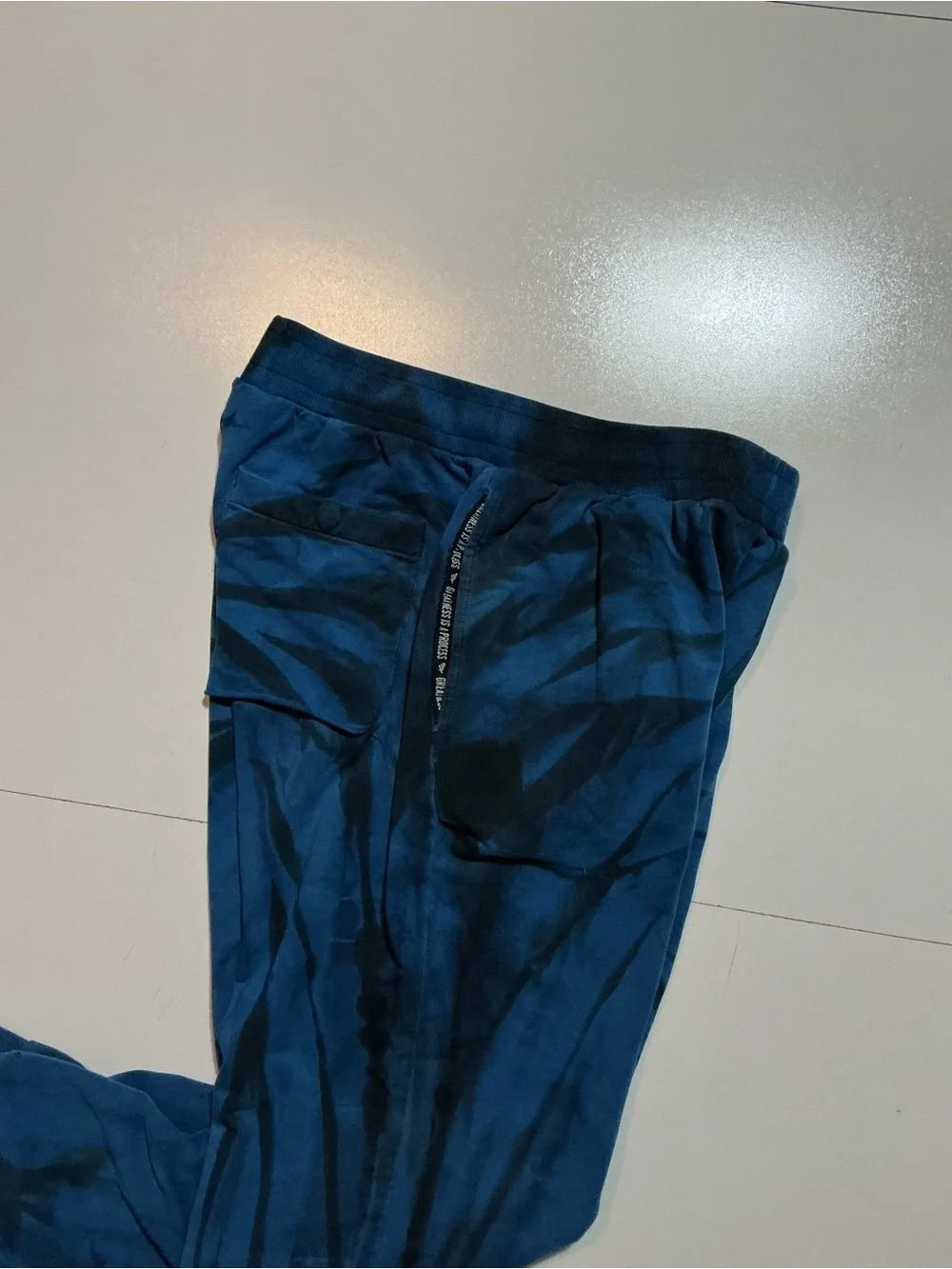 Paper Planes Roc Nation Greatness Is A Process Blue Tie Dye Jogger Sweatpants